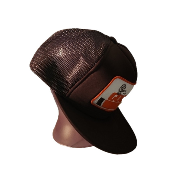 Goc - Brown Mesh Snapback Truckers Hat - One Size - Picture 3 of 7